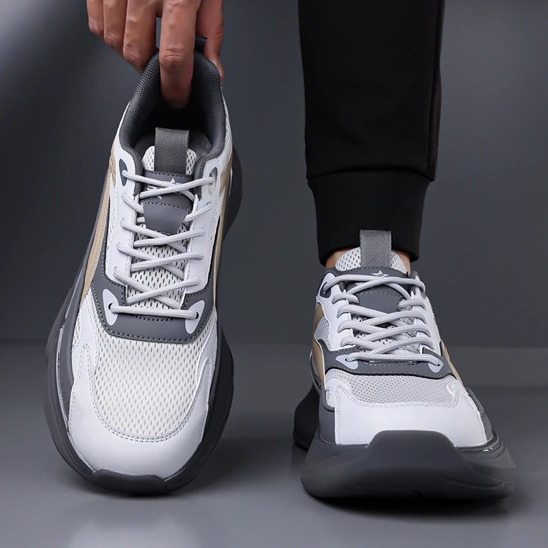 2026 New Fashionable Men'S Running Shoes Comfortable And Casual Sports Shoes Wear-Resistant And Shock-Absorbing Running Shoes