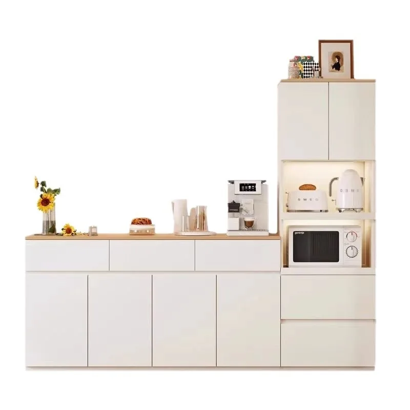 

integrated against the wall Modern simple living room storage cabinet Locker cabinet