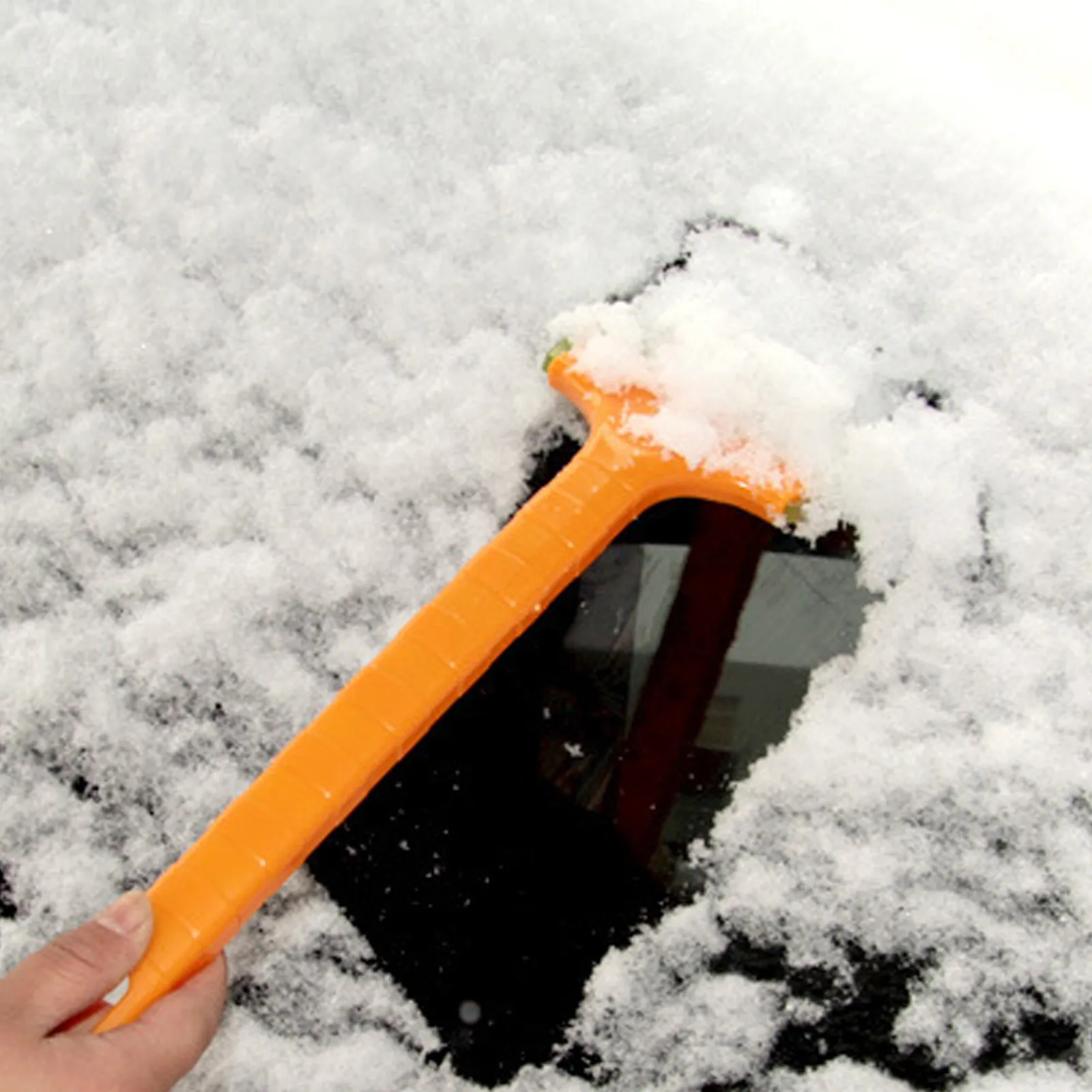 

5Pcs Heavy-Duty Car Snow Shovel Ice Scraper Frost Removal Tool for Windshield Glass Paint Protection Ergonomic Anti-Slip Handle