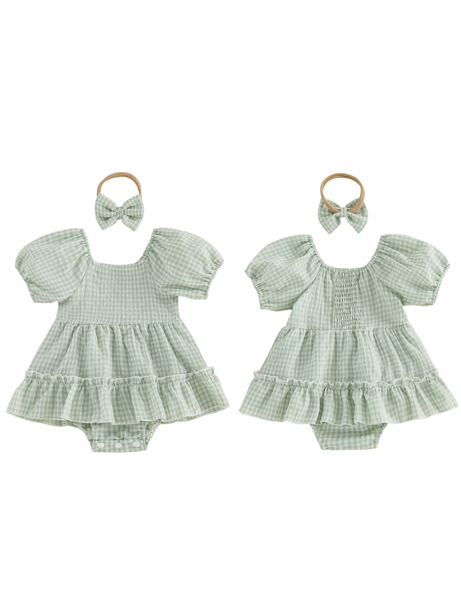 

Adorable Toddler Girl Floral Print Sleeveless Romper with Matching Bow Headband for Summer Outings and Playdates