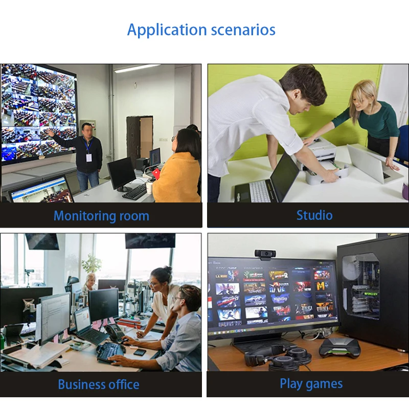 Controlador de interruptor síncrono USB KM, control de juego, Plug and Play, 4 piezas, compatible con Windows, Linux, android OS