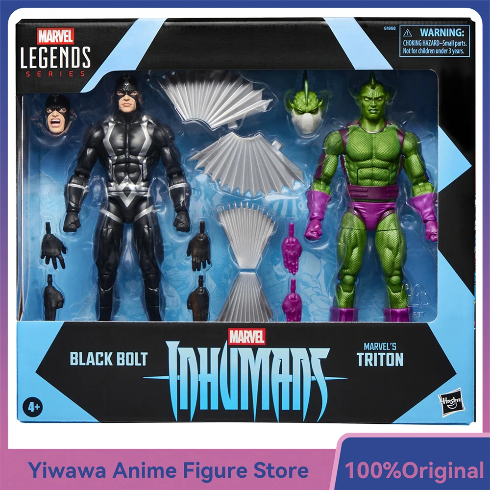 

Original NEW Hasbro Marvel Legends Series Inhumans Black Bolt & Marvel's Triton 6-Inch-Scale Anime Action Figure Model Gift Toys