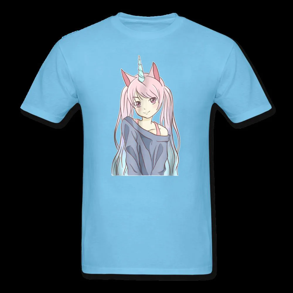 

Japanese Anime Girl Unicorn Shirt Notice Me Senpai Kawaii Hentai Waifu T-Shirt