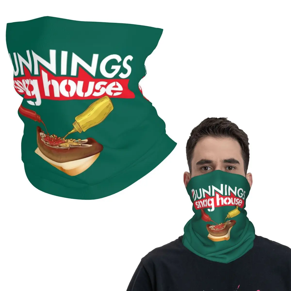 

Bunnings Snaghouse Bandana Neck Gaiter Printed Wrap Scarf Multi-use Headwear Riding For Men Women Adult