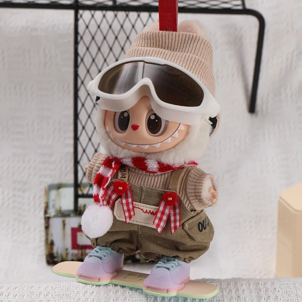 

Snowboard Matching Clothing Set For 17cm Ropa Labubu Trendy Outfit Fashion Style Essential For Skiing Doll Accessories