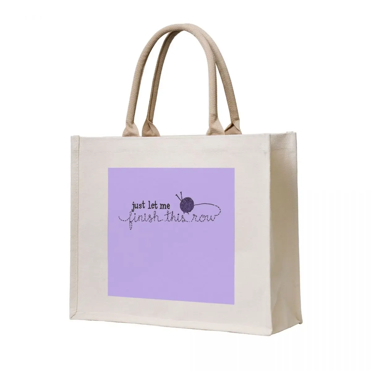 

Let Me Finish Knitting! Tote Bag ecological bags tote bag screen Shopper handbag
