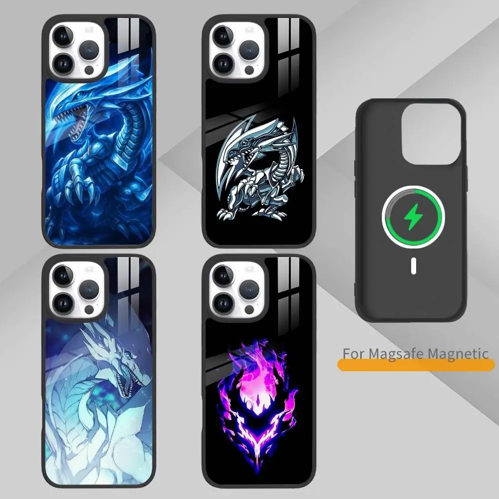 

Blue-Eyes White Dragon Phone Case For iPhone 14,16,15,13,17,12,Plus,Pro,Max Magnetic For Magsafe Frosted Cover