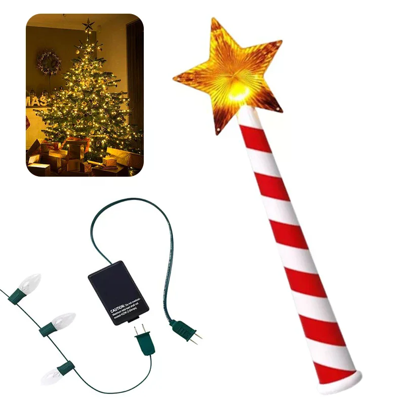 ตัวควบคุมไฟคริสต์มาสแบบแท่งวิเศษ, ตัวควบคุมไฟ LED รูปดาวแบบมีเสียงเพลง, ของตกแต่งคริสต์มาสสำหรับบ้าน