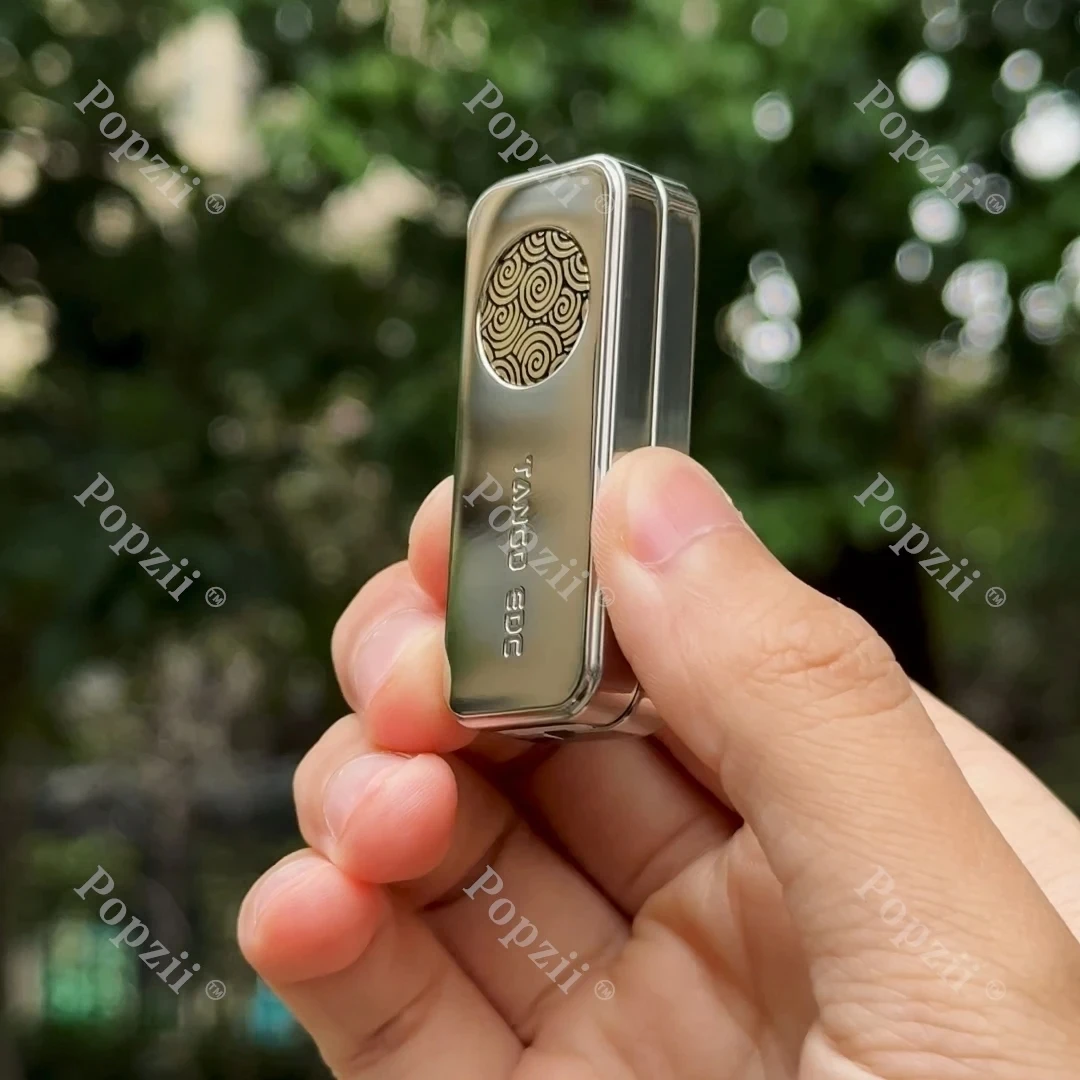 تانجو EDC تلميع التيتانيوم رائعة نحت الميكانيكية دفع المنزلق ألعاب التململ مكتب أدوات تخفيف التوتر القلق اللعب #4