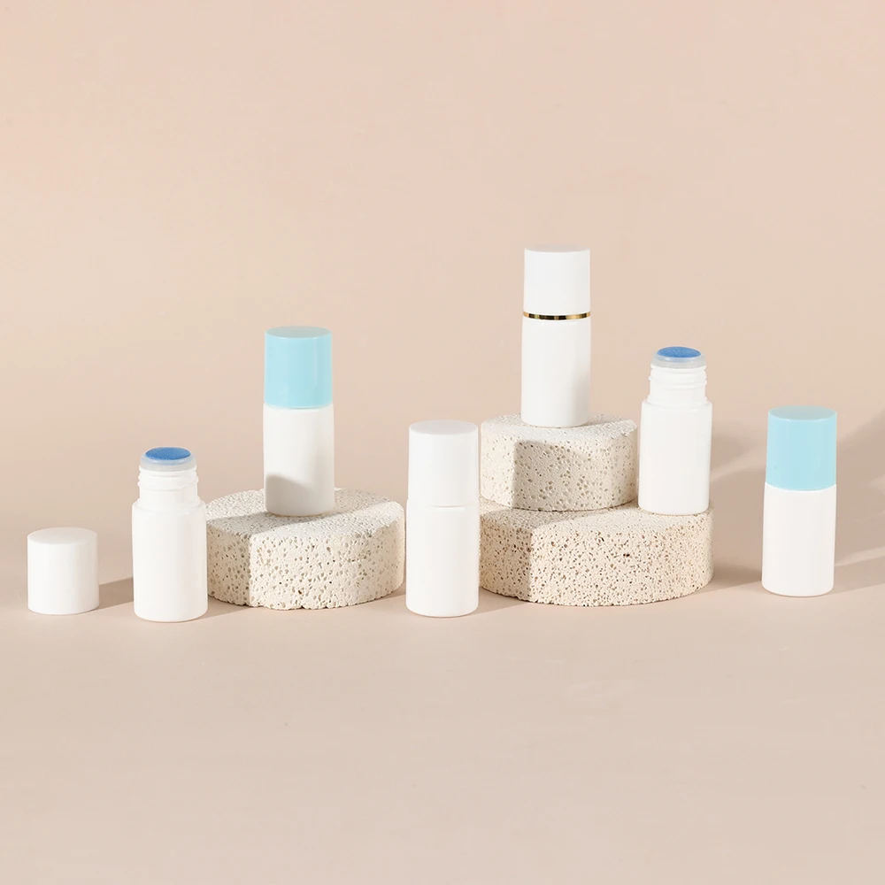 空のスポンジヘッドボトル、詰め替え可能なプラスチック、薬、スキンケア、ヘアケア、薬、旅行用、20ml、10個