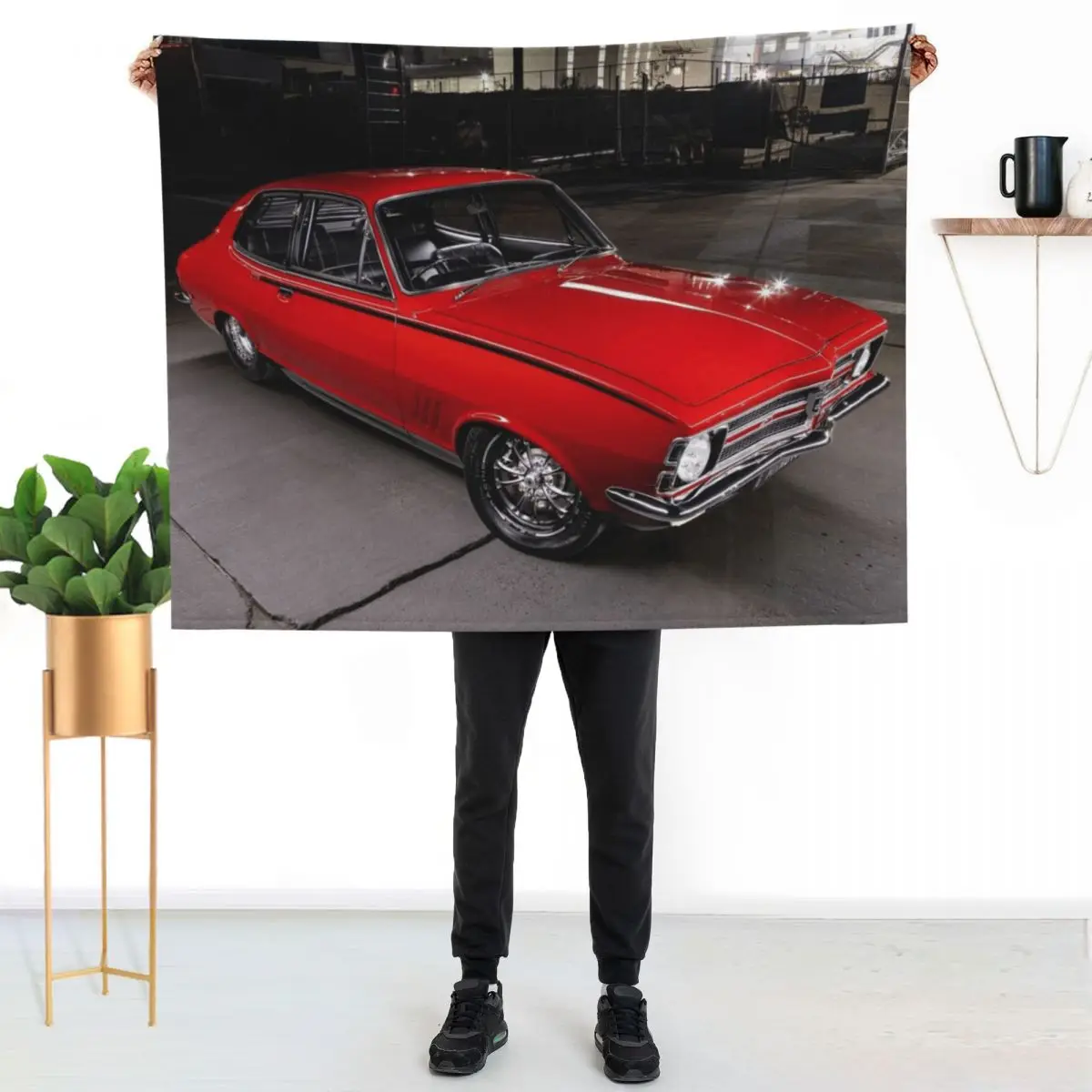 Nick's Holden LC Torana Throw Blanket Plaid Fashion Sofas valentine gift ideas Hairys anime Soft Blankets