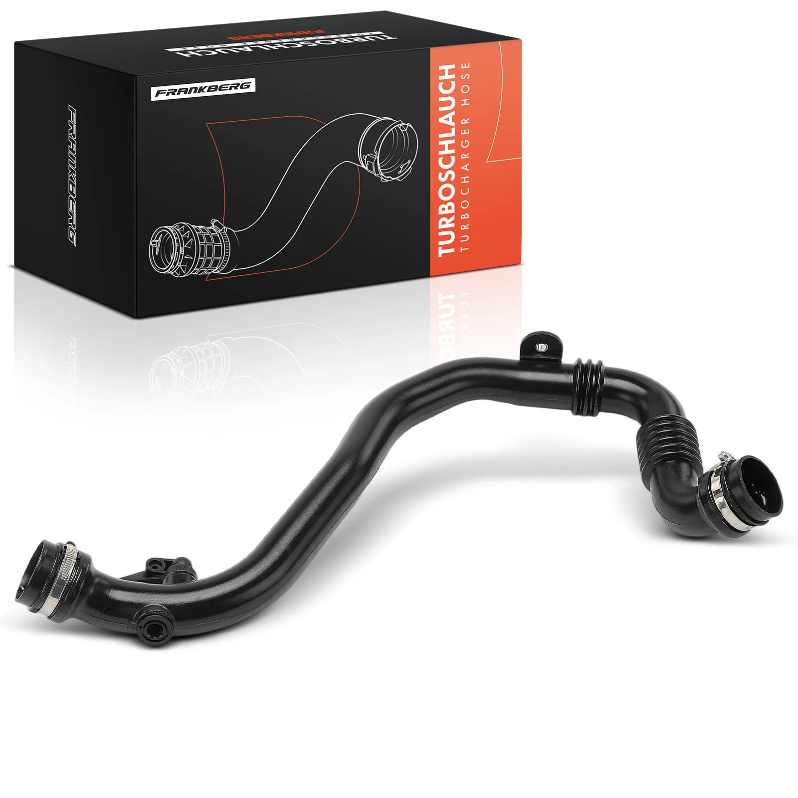Frankberg 1x Charge Air slang Turbo slang Charge Air koeler voor Renault Clio 3 BR0/1 KR0/1 Grand Mode F/JP0 091497 8200468372