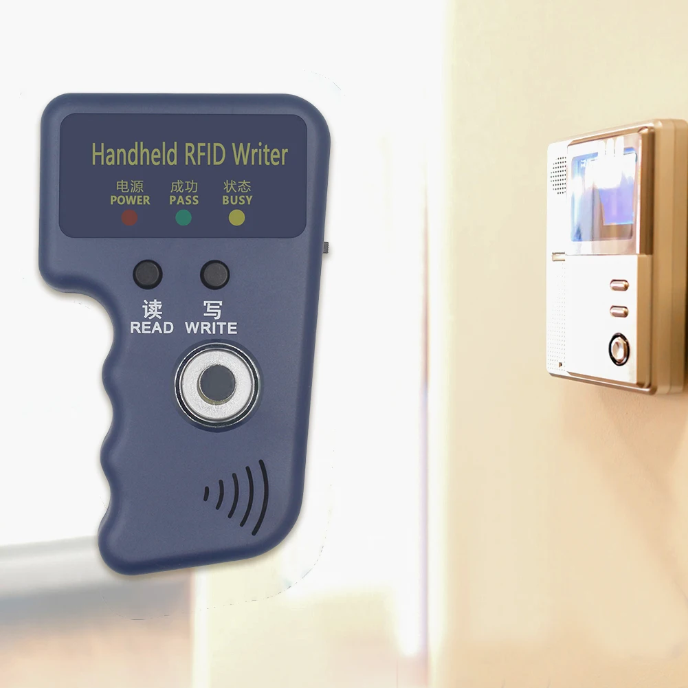 Handheld 125kHz TM Copier RFID Reader Duplicator for T5577 EM4305 CET5200 Compatible Chip Cards