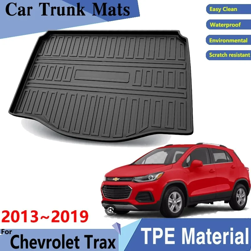 

Car Trunk Mat TPE Material for Chevrolet Holden Trax Tracker 2013~2019 Car Easy Clean Rear Cargo Tray Trunk Rear Pad Accessories