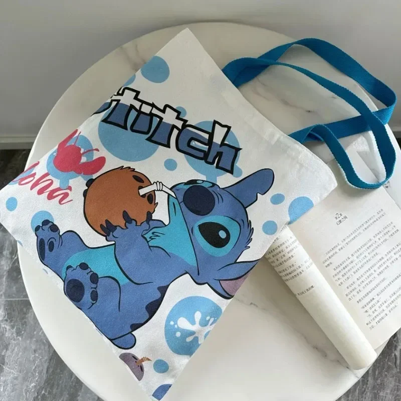 Disney Stitch Bag Crossbody Bag STITCH Cartoon Peripheral Cute Canvas Bag Shoulder Bag Lilo and Baby Same Shopping Bag