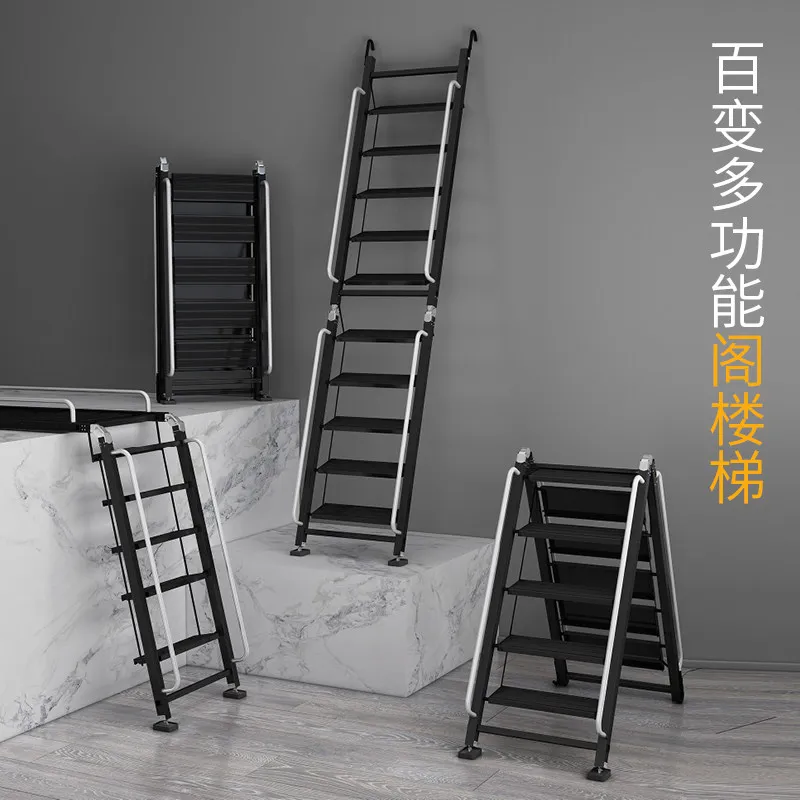 Attic stairs High handrails Safety Household ladders Folding special ladders Roof expansion