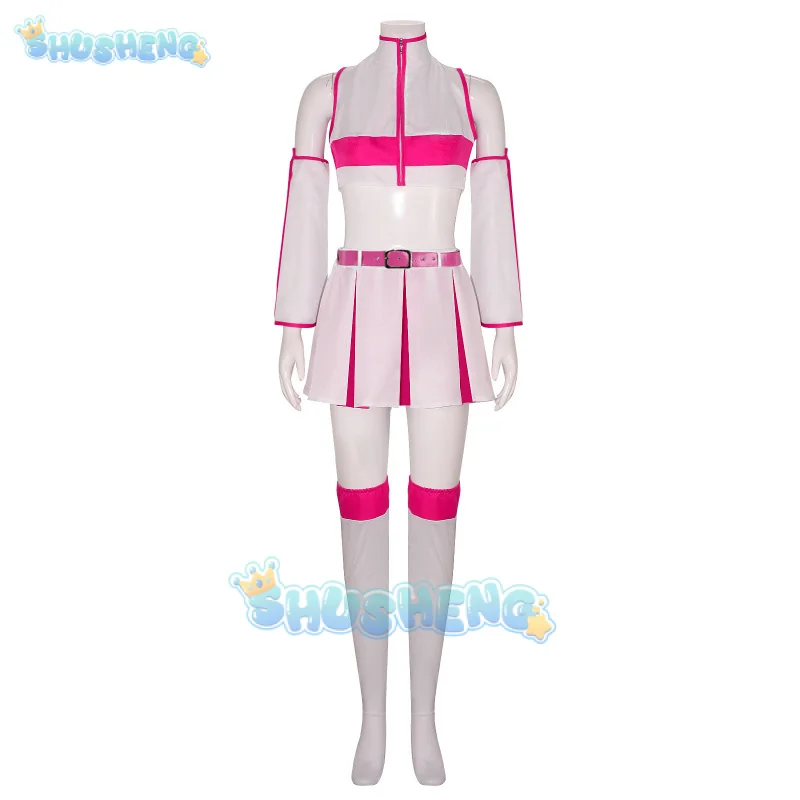 Anime 2.5 Dimensional Seduction Lilysa Amano Liliel Miriella Cosplay Costume Wig Uniform Skirt Wings Halloween Party Women