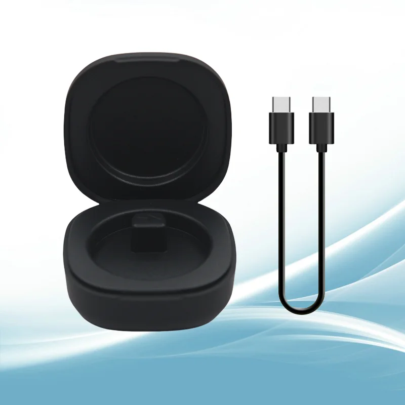 Smart Ring Magnetic Charging Case, Black/White
