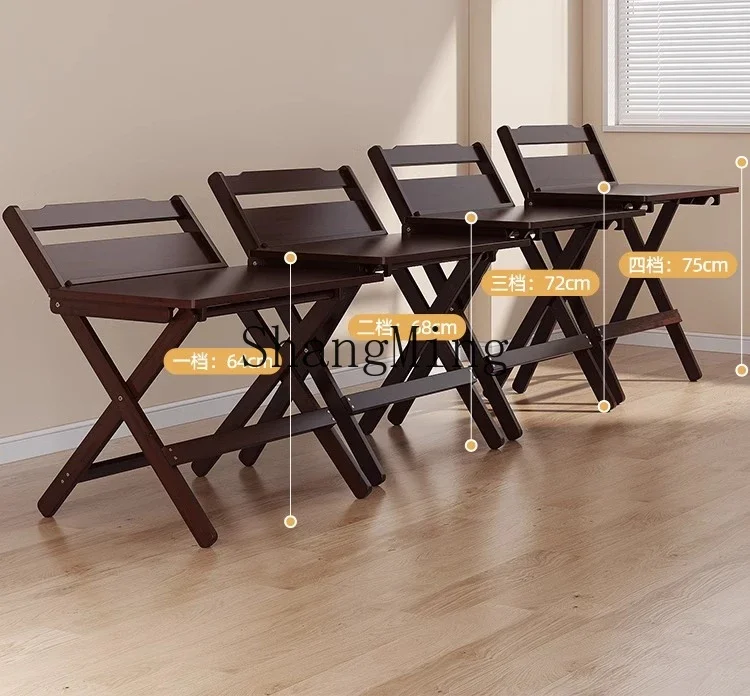 FG good-looking Simple Lifting Writing Folding Desk Office Computer Work Desk