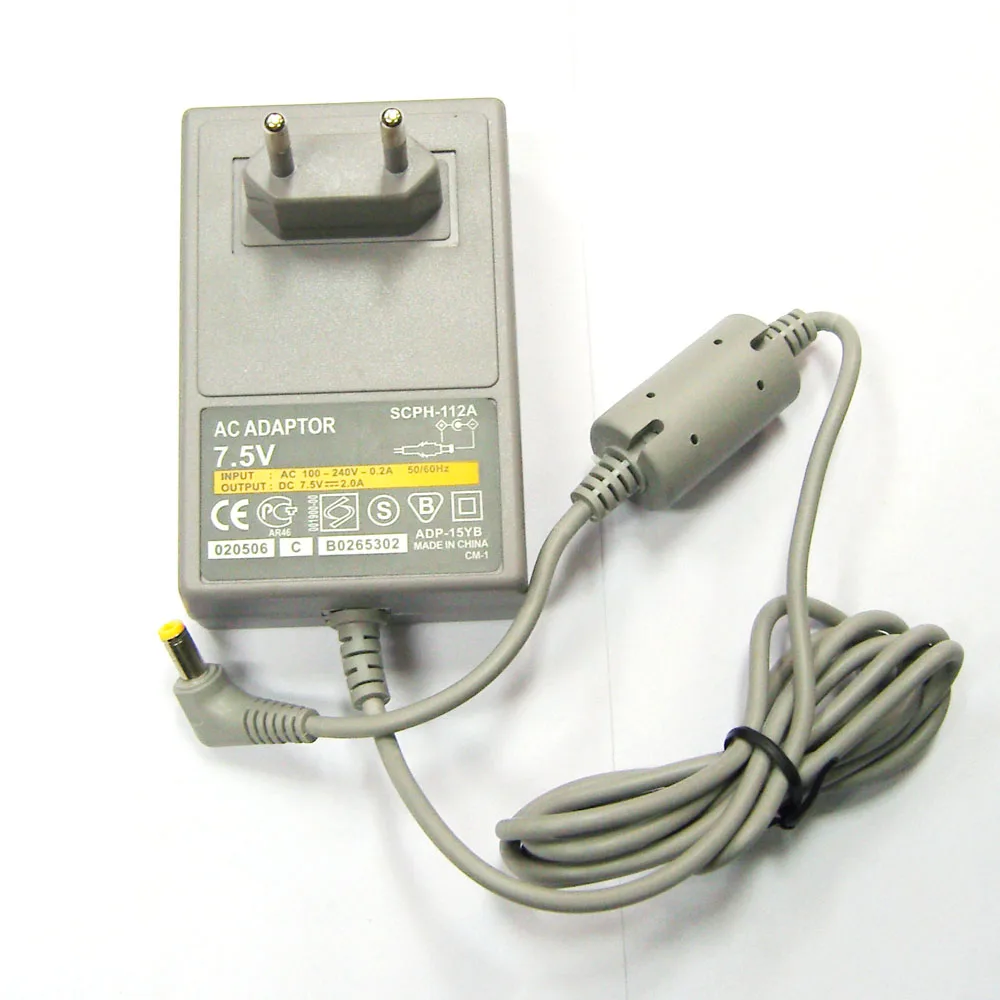 EU plug for PS1 AC Adapter charger Power Cord For P laystation 1 Game Console Accessories