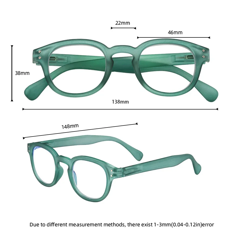 Meeshow Reading Glasses Men Women Glass Retro Fashion French Style Eyeglasses Lesebrillen with Diopter Frozen Presbyopia 1513