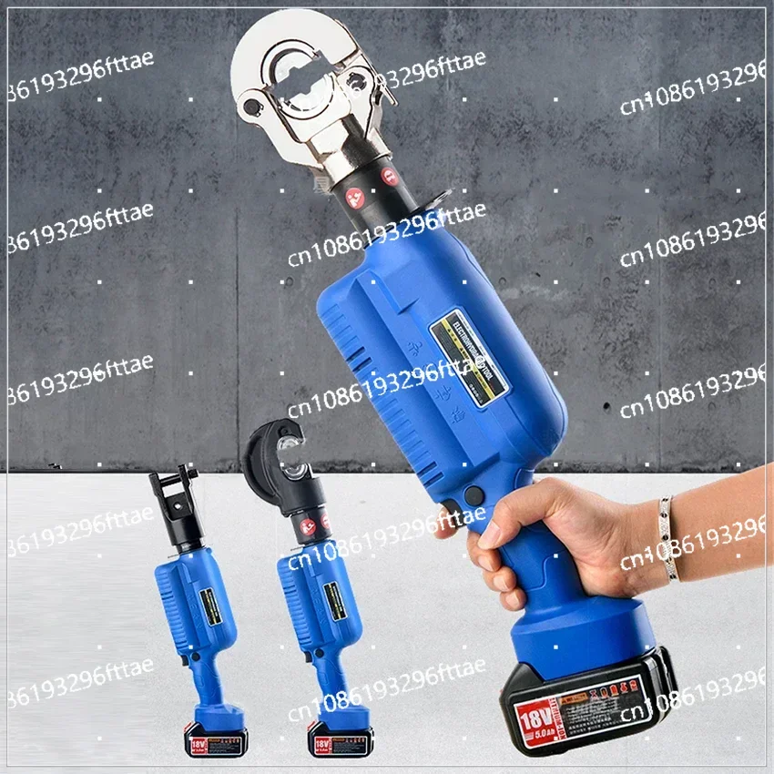 EA-300H/300/400 Rechargeable Electric Hydraulic Pliers 18V/4.0Ah Lithium Battery Copper Aluminum Terminal Cable Crimping Pliers