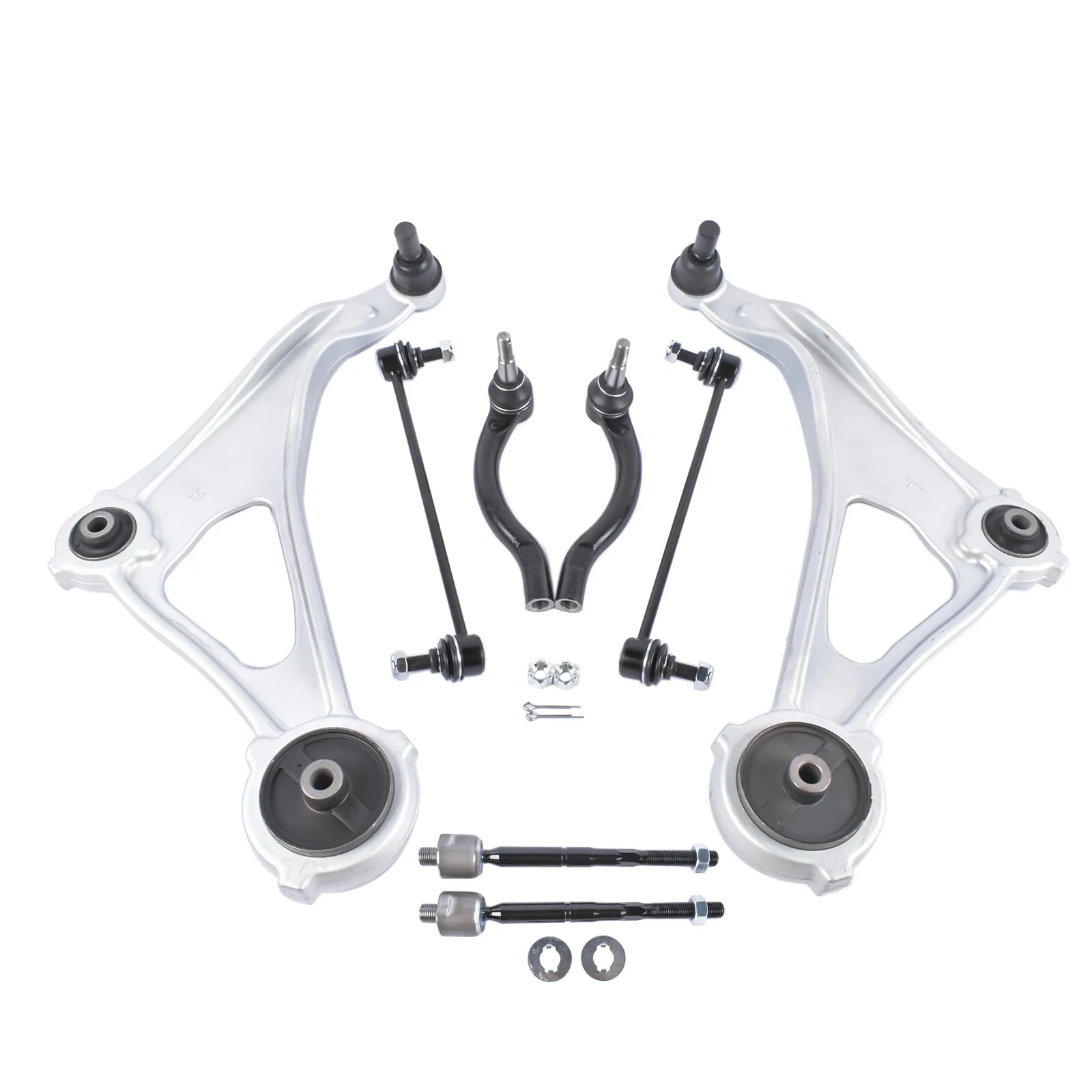 

AP02 8Pcs Front Lower Control Arms Sway Bars Tie Rods Kit for Nissan Altima 2015-2018 Maxima 2016-2023 CMS301170 CMS301171 K750094