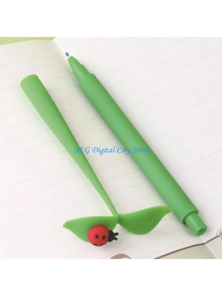 

U75B 3 Pcs Cartoon Insect Gel Pen 0.5mm Writing Pen Lovely Gel Pen Swing Neutral Pen Gift Pen for School