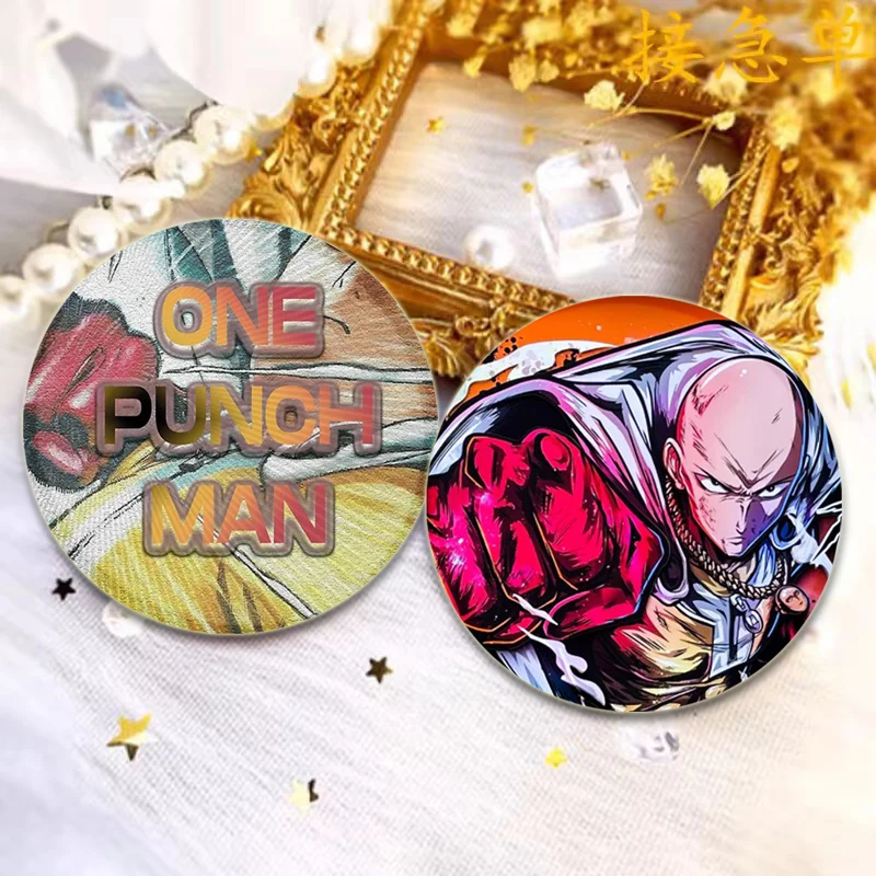 Anime One Punch Man Brooches Saitama Genos Jenos Sonic Tatsumaki Fubuki Garou Cartoon Badge Pins Cosplay Souvenir Fans Gift