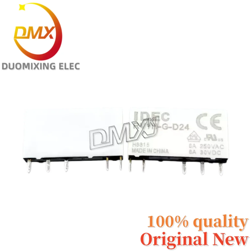 1-5PCS 100%New RV1H-G-D24 D60 D48 D12 D5 5Pin 6A 60V 48V 24V 12V 5V 41F type relay HF 41F-1Z-C2-1 Ultra-thin relay module base
