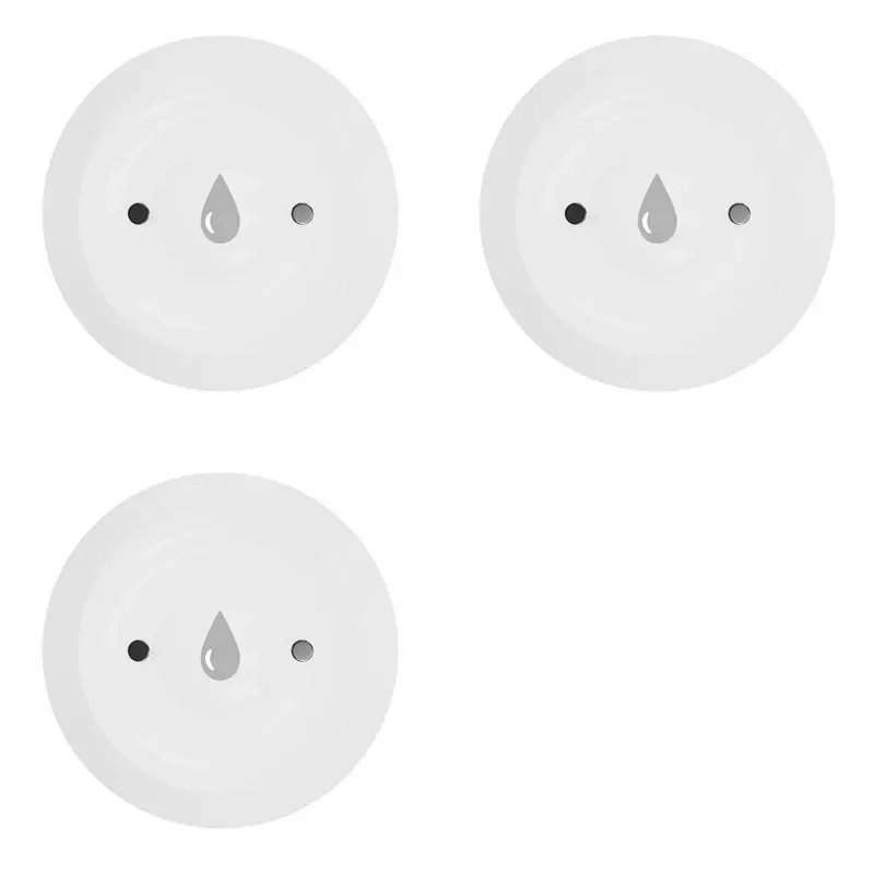 

【NEWLY】3X Tuya Z2M Water Immersion Sensor Zigbee3.0 Flood Water Leak Detector Alarm Security Water Leak Sensor