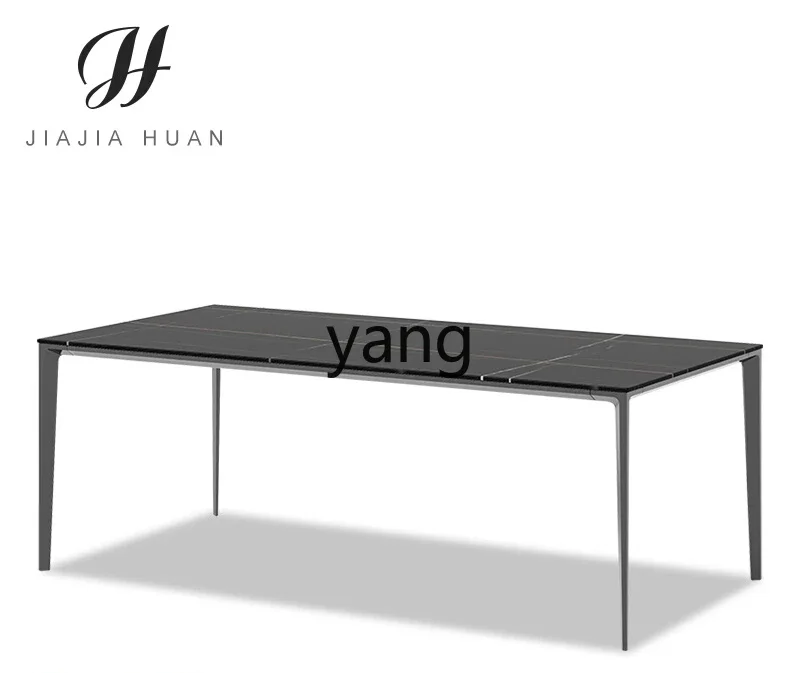 CCL dining table aluminum alloy frame dining table light luxury dining table and chair combination furniture