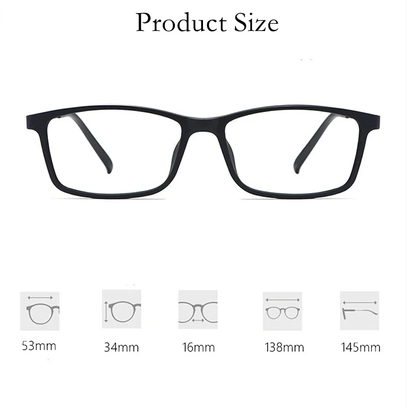 نظارات OLLYMURS خفيفة للغاية TR90 مربعة وصفات طبية للنساء وجه صغير من التيتانيوم النقي إطار نظارات بصرية MenHR3048