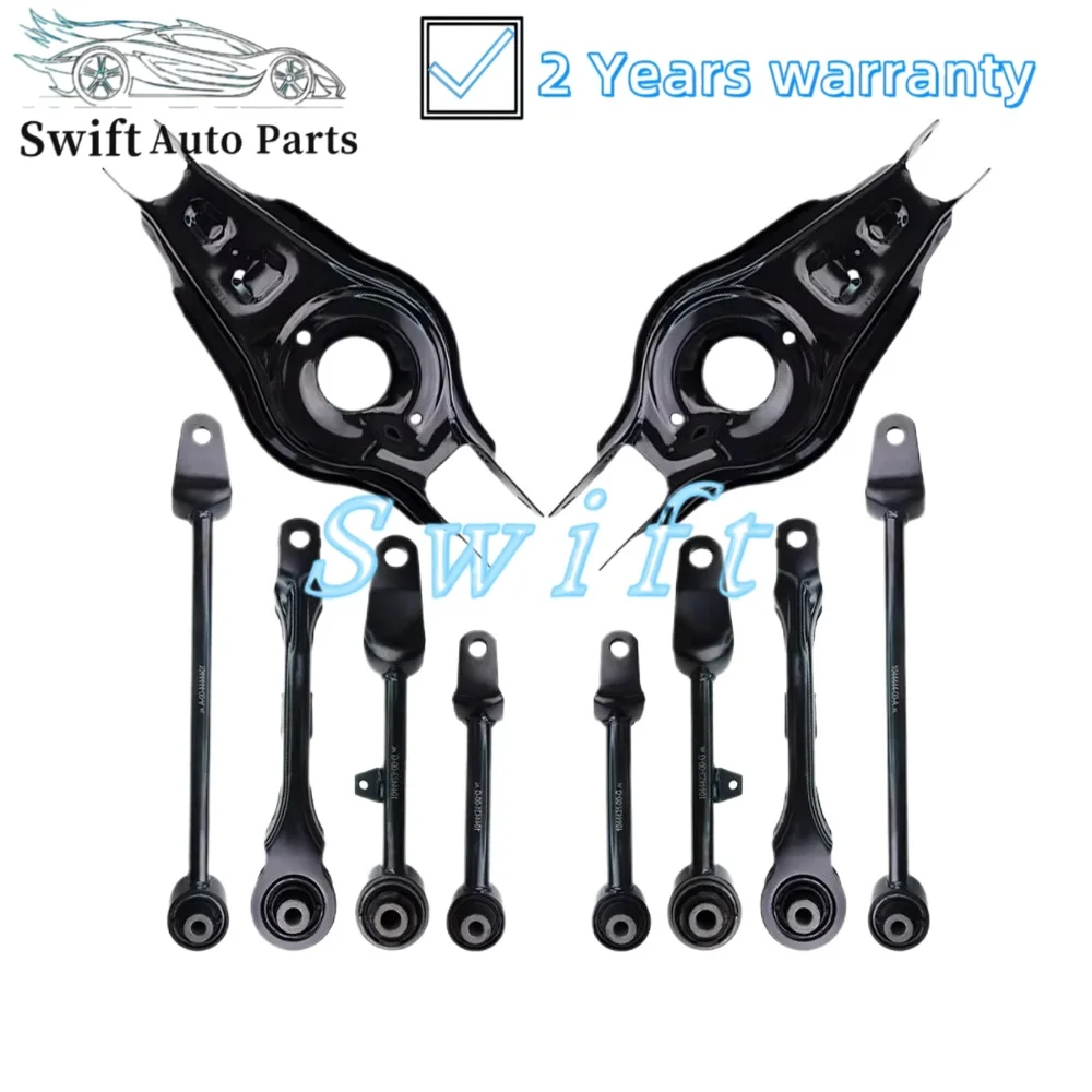 10Pcs Kits Rear Suspension Control Arm Kits For Tesla Model 3 5YJ3 2017-/ 1044423-00-G 1044427-00-C 1044431-00-G 1044444-00-A