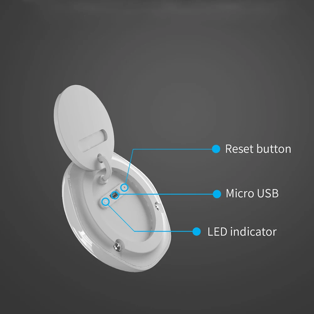 ZigBee-Sensor de fugas de agua, Detector de inundación, sistema de alarma para el hogar, protección de seguridad, alerta de fugas Tuya Smart Life,