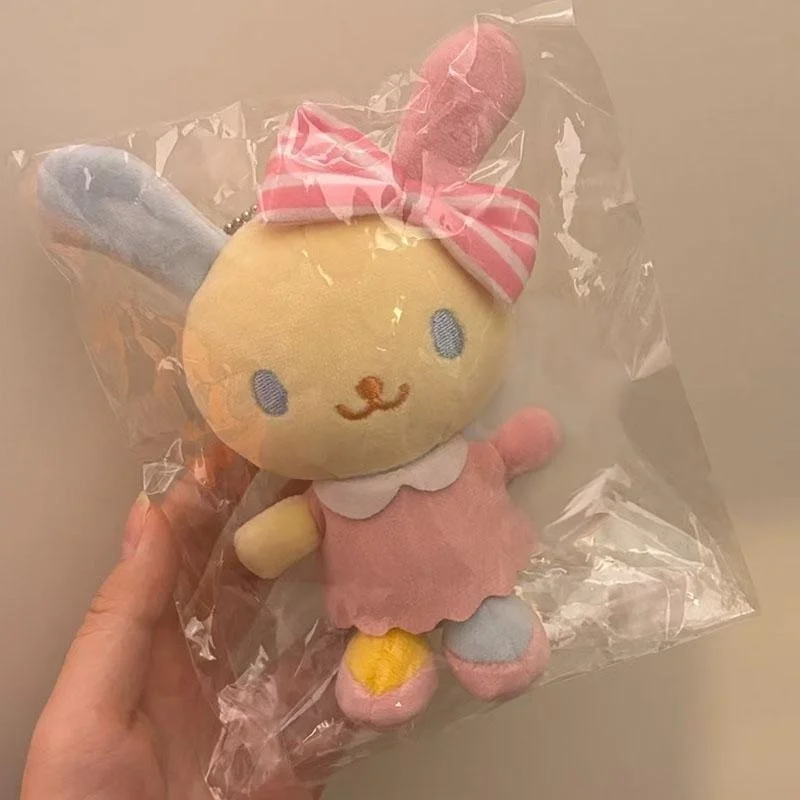 Na Stanie Kawaii U-Sa-Ha-Na Królik Pluszowa Lalka Brelok Zawieszka do Torebki Dziewczęcej Breloczki Dekoracja Śliczna Lalka Zawieszka Zabawka Prezent dla Dzieci