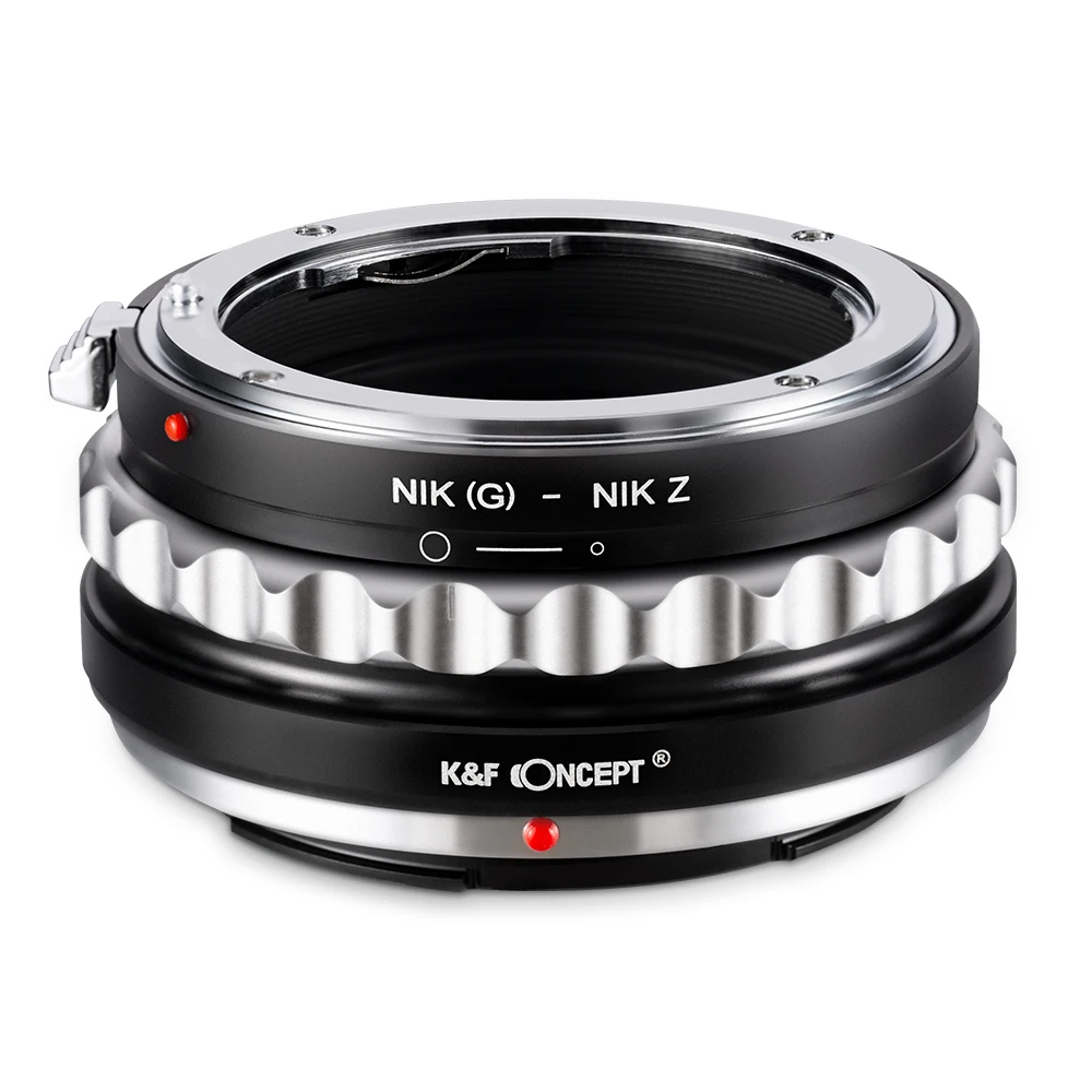 

K&F Concept N/G-NIK Z Adapter Lens Adapter for Nikon G Mount to Nikon Nik Z Mount Camera Zfc Z30 Z50 Z5 Z6 Z6II Z7 Z7II Z8 Z9