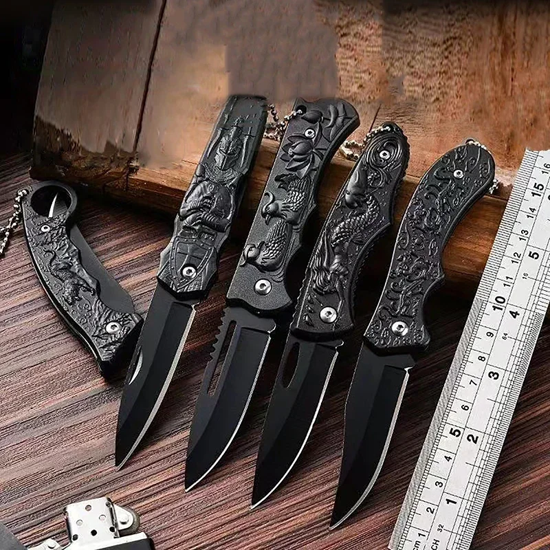 

Outdoor Portable Folding Pocket Knife, Travel Camping Cutting Tool, Holiday Gift, Keychain Pendant