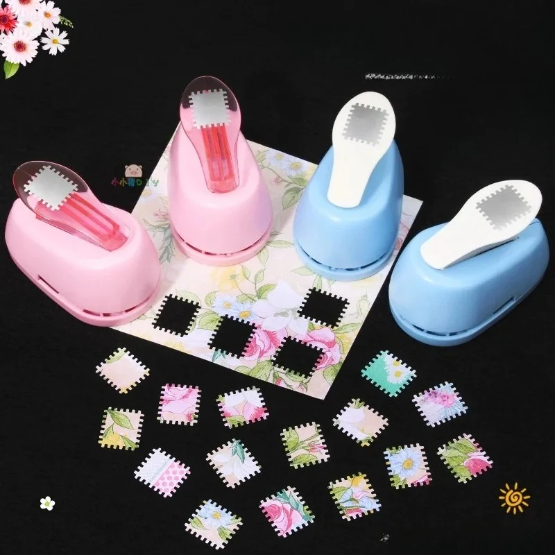 เครื่องเจาะรูแบบใหม่ สำหรับงาน DIY รูปทรงต่างๆ เครื่องปั๊มนูนลาย เครื่องเจาะรูกลม เครื่องเจาะรูแบบฟันปลา เครื่องปั๊มนูนลาย สีสุ่ม