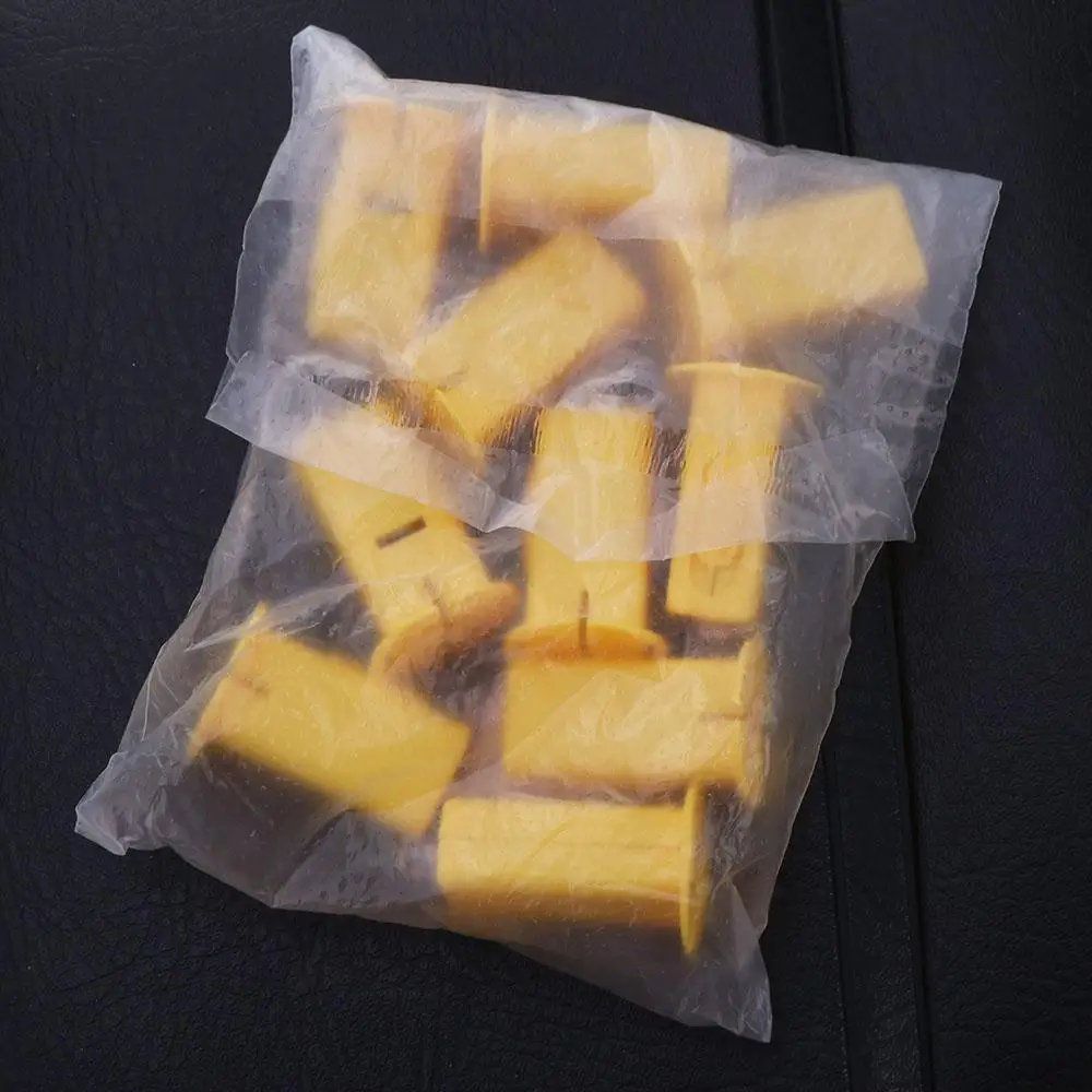 

10pcs Electronic Light Lantern LED Wick Built-in Lamp DIY Material Lantern Light Yellow Miniature Wicks Lamp Festival