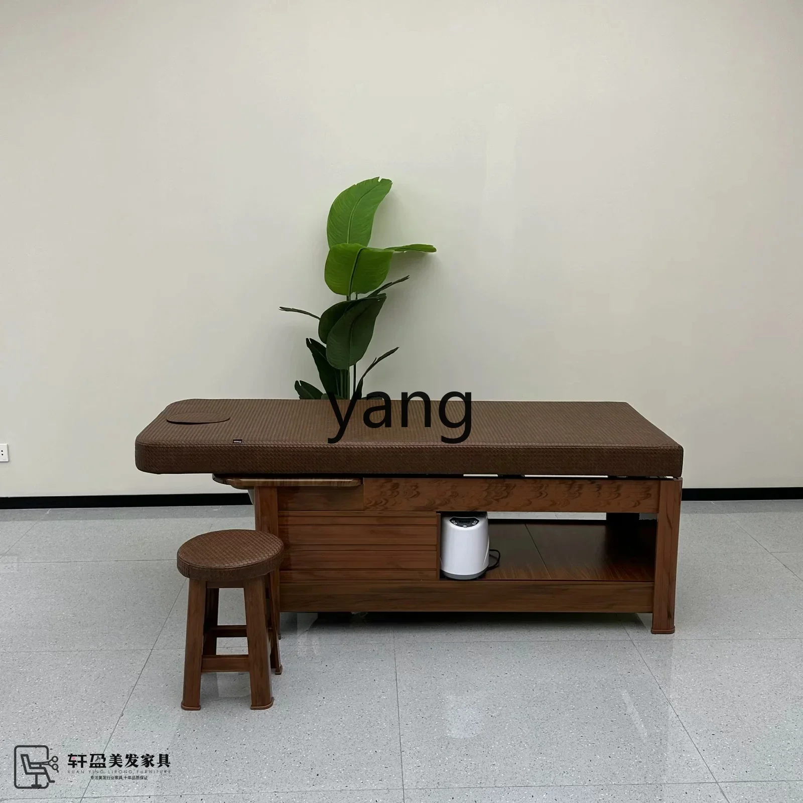 كرسي شامبو حساء LH Toudao سرير معالجة الرأس لتدوير المياه مع بكرات للتبخير وصالون الحلاقة لصالون الشعر #3