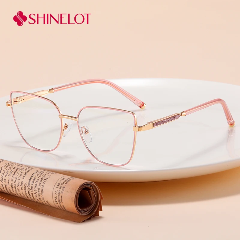

81509 Fashionable Cat Eye Eyeglasses Frame Female Eye Protection Glasses Youth Style Sexy Lady Eyewear Accessories