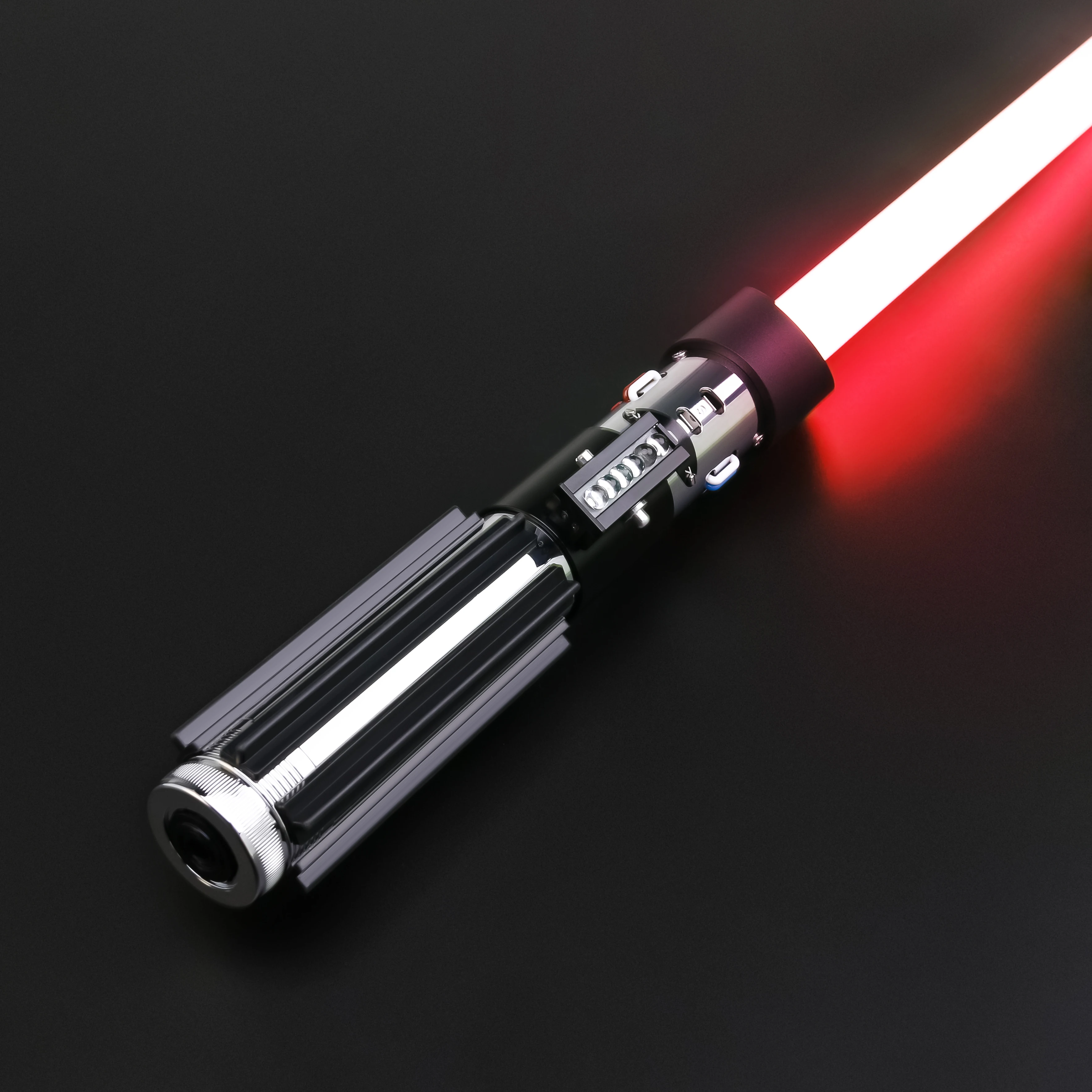 Lightsaber Neo Pixel SNV4 Smooth Swing Metal Handle LED Strip Blade Blaster Christmas Cosplay Toys Laser Sword Replica Vader