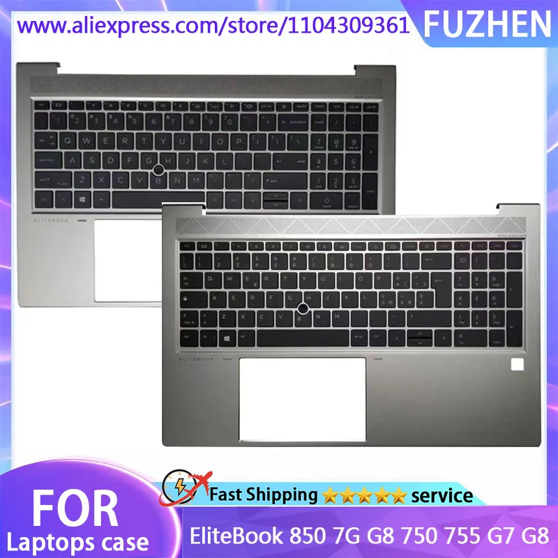 

NEW For EliteBook 850 G7 G8 750 755 G7 Russian/US/Italy/Latin/Spanish/laptop Keyboard Palm Rest Upper