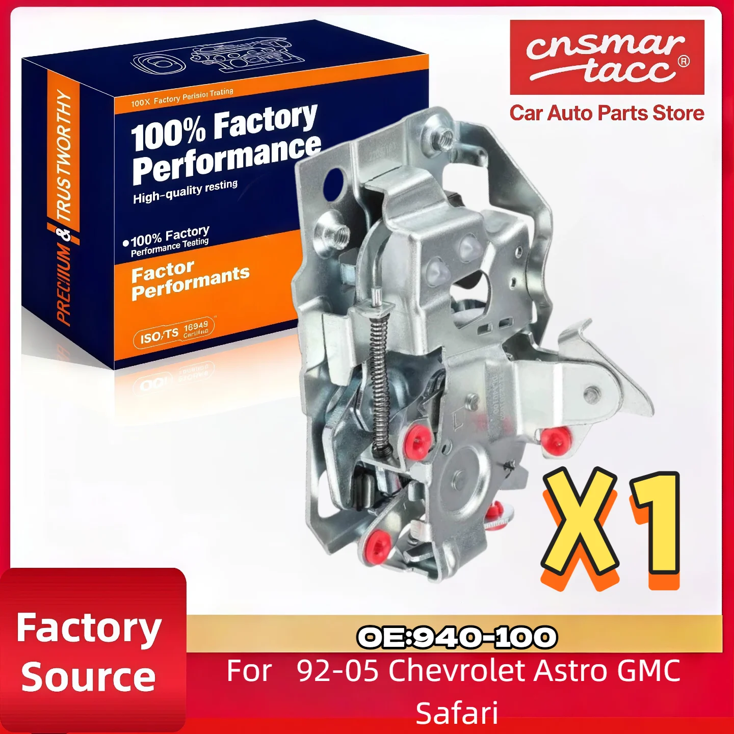 Para 92 93 94 95 96 97 98 99 00 01 02 03 04 05 Chevrolet Astro GMC Safari pestillo de puerta delantera izquierda