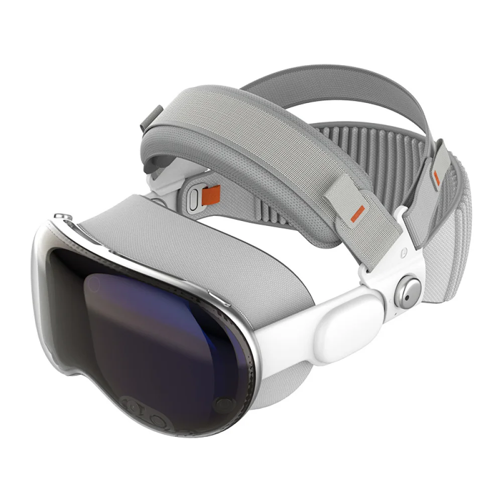 

Вспомогательная повязка на голову для Vision Pro, эргономичный дизайн, регулируемое распределение силы, уменьшение давления на лице, аксессуары AR