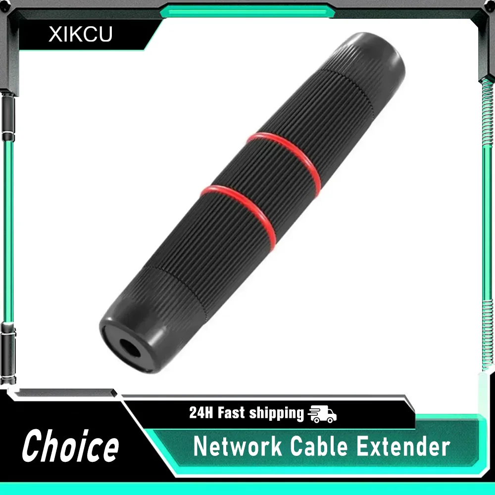 RJ45 Docking Connector Ethernet Network Straight-through Waterproof IP67 Header Outdoor Broadband Network Cable Extender