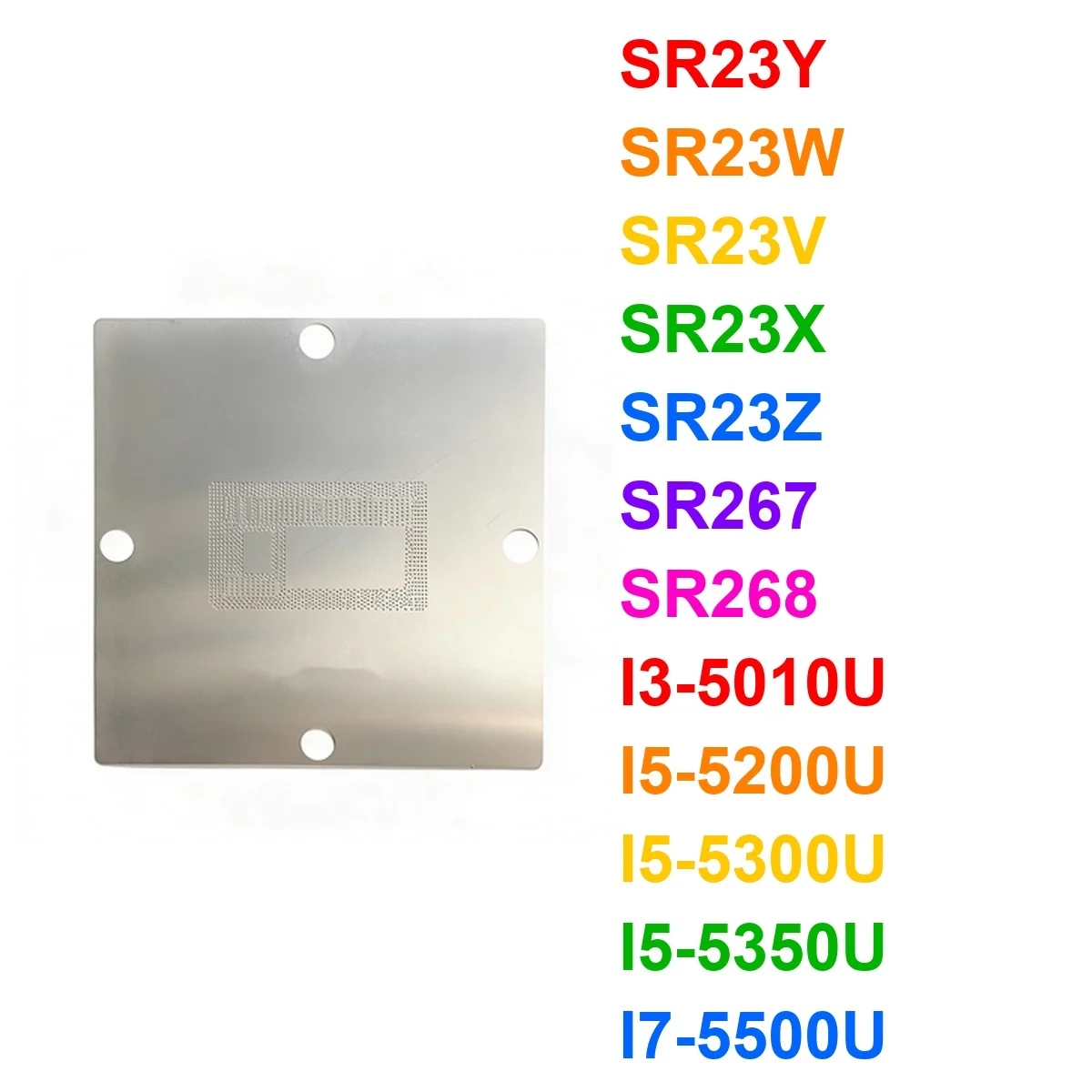 90*90 SR23Y SR23W SR23V SR23X SR23Z SR267 SR268 i3-5010U i5-5200U i5-5300U i5-5350U i7-5500U i7-5600U i7-5650U Stencil