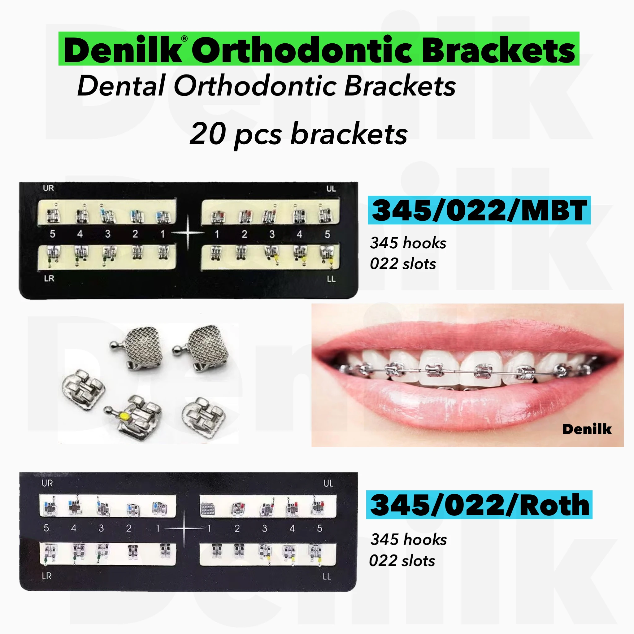 

DENILK 1pack Of Dental Basic Tool 20pcs Pack Of Dental Basic Tool