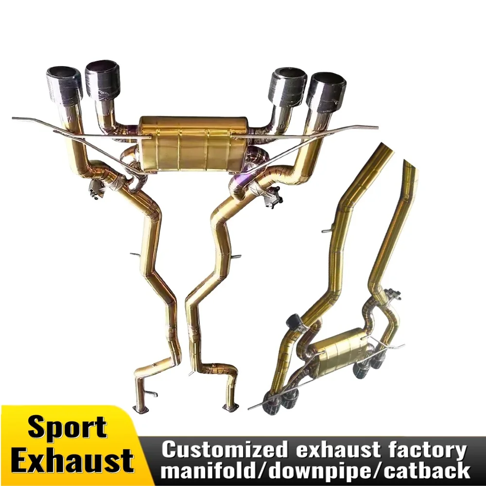 

Suitable for BMW M2 M2C G87 3.0T 2019-2023 titanium alloy exhaust cat back racing performance muffler sports car sound upgrade